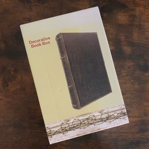 NEW Decorative Book Box (larger style)